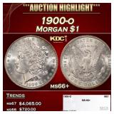 1900-o Morgan Dollar $1 ms66+ SEGS