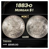 1883-o Morgan Dollar $1 Grades ms66