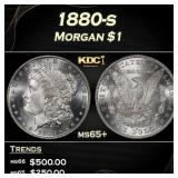 1880-s Morgan Dollar $1 Grades ms65+