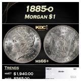 1885-o Morgan Dollar $1 ms66+ SEGS