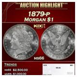 1879-p Morgan Dollar $1 ms66 SEGS