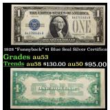 1928 $1 Blue Seal Silver Certificate "Funnyback" G