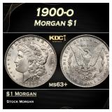 1900-o Morgan Dollar $1 Grades ms63+
