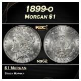 1899-o Morgan Dollar $1 Grades ms62