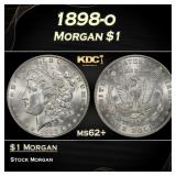 1898-o Morgan Dollar $1 Grades ms62+