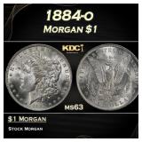 1884-o Morgan Dollar $1 Grades ms63