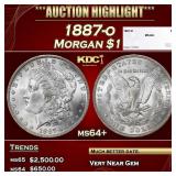 1887-o Morgan Dollar $1 ms64+ SEGS