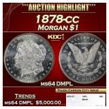 1878-cc Morgan Dollar $1 ms64 DMPL SEGS