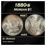 1880-s Morgan Dollar $1 Grades ms63