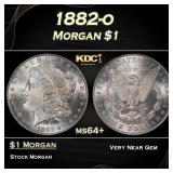 1882-o Morgan Dollar $1 Grades ms64+