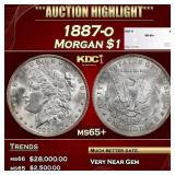 1887-o Morgan Dollar $1 ms65+ SEGS