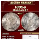 1885-s Morgan Dollar $1 ms65+ SEGS