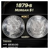 1879-s Morgan Dollar $1 Grades ms65+