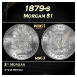 1879-s Morgan Dollar $1 Grades ms63