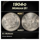 1904-o Morgan Dollar $1 Grades ms62+