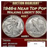 1946-s Walking Liberty Half Dollar Near Top Pop 50