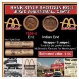 Lincoln Wheat Cent 1c Mixed Roll Orig Brandt McDon
