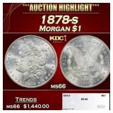 1878-s Morgan Dollar $1 ms66 SEGS