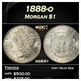 1888-o Morgan Dollar $1 Grades ms64+