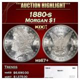 1880-s Morgan Dollar $1 ms67+ SEGS