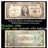 1935A $1 Silver Certificate Hawaii WWII Emergency