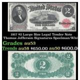 1917 Speelman/White $2 Large Size Legal Tender Not