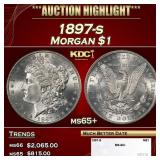 1897-s Morgan Dollar $1 ms65+ SEGS