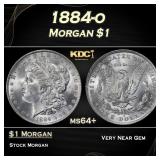 1884-o Morgan Dollar $1 Grades ms64+