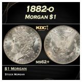 1882-o Morgan Dollar $1 Grades ms62+