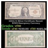 1935A $1 Silver Certificate Hawaii WWII Emergency