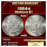 1884-s Morgan Dollar $1 ms62 USCG