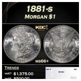 1881-s Morgan Dollar $1 ms66+ SEGS