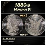 1880-s Morgan Dollar $1 Grades ms63+