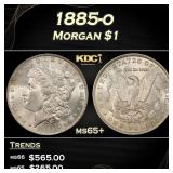 1885-o Morgan Dollar $1 Grades ms65+