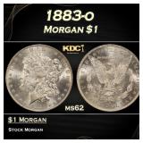 1883-o Morgan Dollar $1 Grades ms62