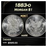1883-o Morgan Dollar $1 Grades ms66