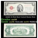 1928G $2 Red Seal United States Note Grades Choice