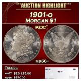 1901-o Morgan Dollar $1 ms66+ SEGS