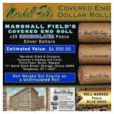 MARSHALL FIELDS RARE UNC BLUE Lvl 20 Coin Peace Ro