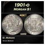 1901-o Morgan Dollar $1 Grades ms62