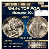 1944-s Mercury Dime TOP POP! 10c ms68+ FSB SEGS