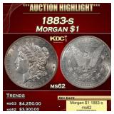 1883-s Morgan Dollar $1 ms62 USCG