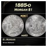 1885-o Morgan Dollar $1 Grades ms63