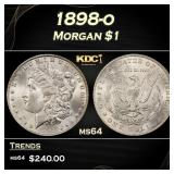 1898-o Morgan Dollar $1 Grades ms64