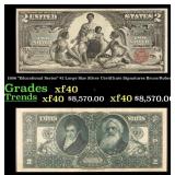 1896 Bruce/Roberts $2 Large Size Silver Certificat