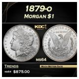 1879-o Morgan Dollar $1 Grades ms64