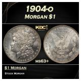 1904-o Morgan Dollar $1 Grades ms63+