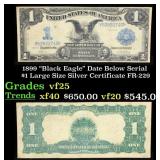 1899 $1 large size Silver Certificate "Black Eagle