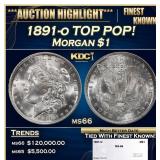 1891-o Morgan Dollar TOP POP! $1 ms66 SEGS