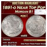 1891-o Morgan Dollar Near Top Pop $1 ms65 SEGS